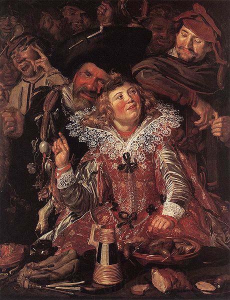 Frans Hals Shrovetide Revellers WGA Spain oil painting art